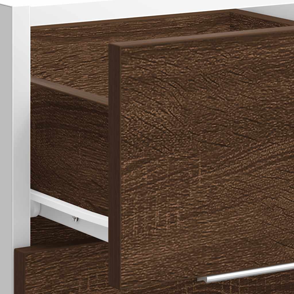 vidaXL Bottom Cabinet Brown Oak 40x46x81.5 cm Engineered Wood