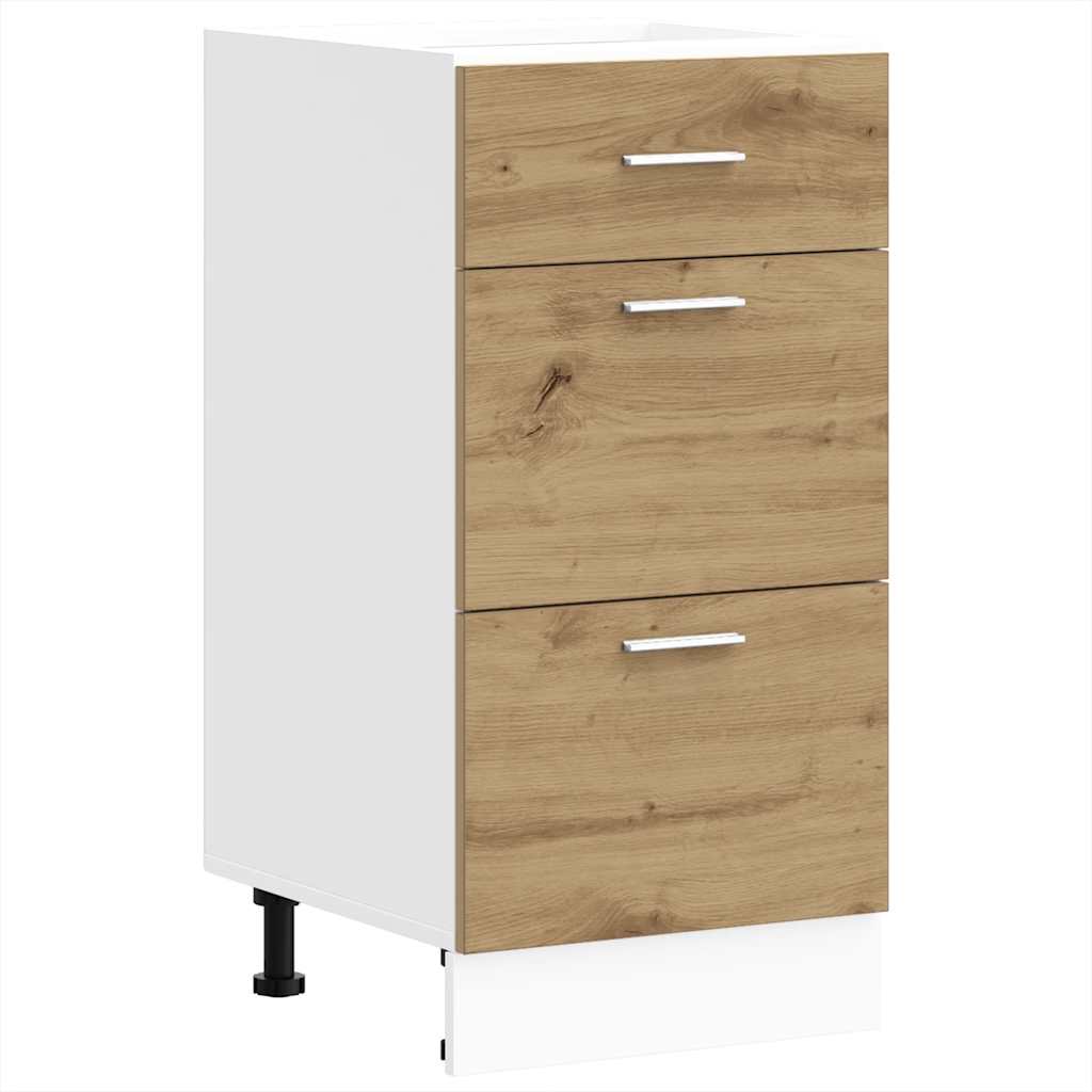 vidaXL Bottom Cabinet Artisan Oak 40x46x81.5 cm Engineered Wood