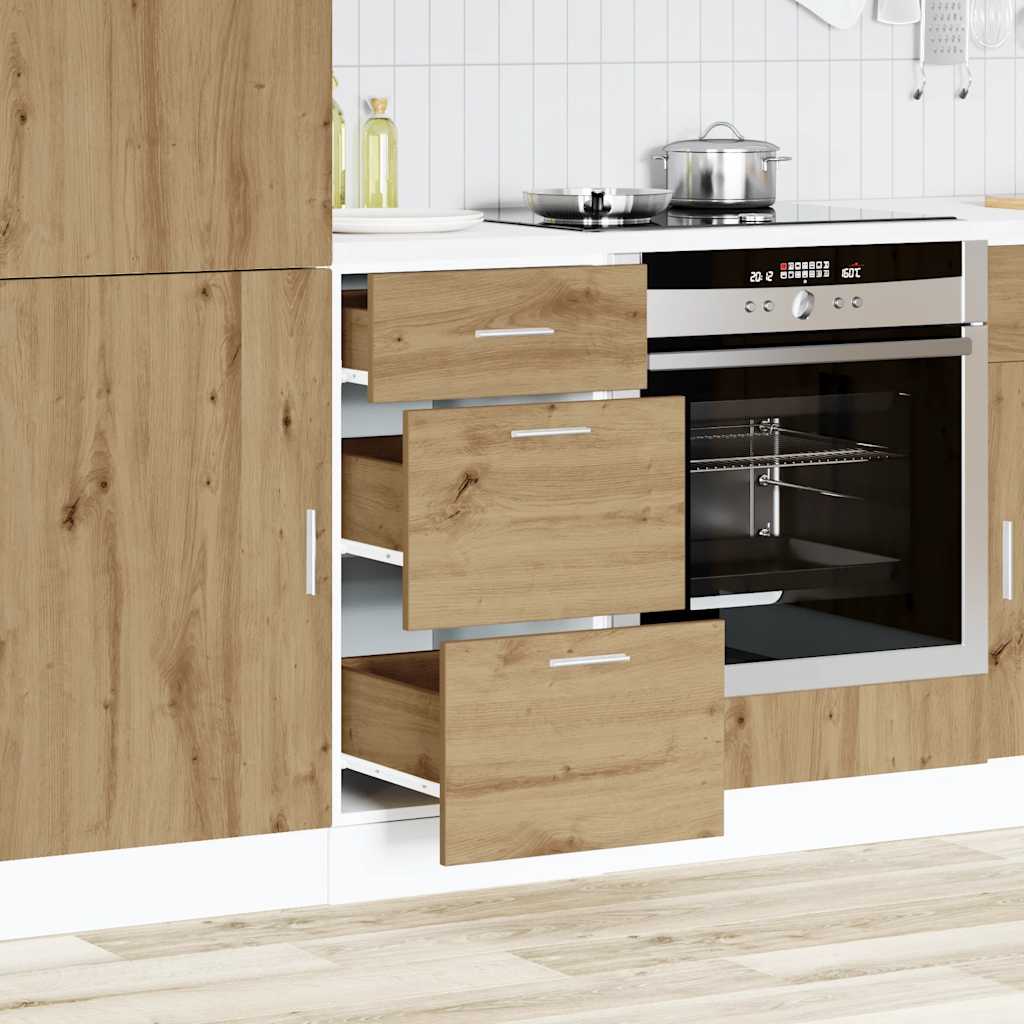 vidaXL Bottom Cabinet Artisan Oak 40x46x81.5 cm Engineered Wood