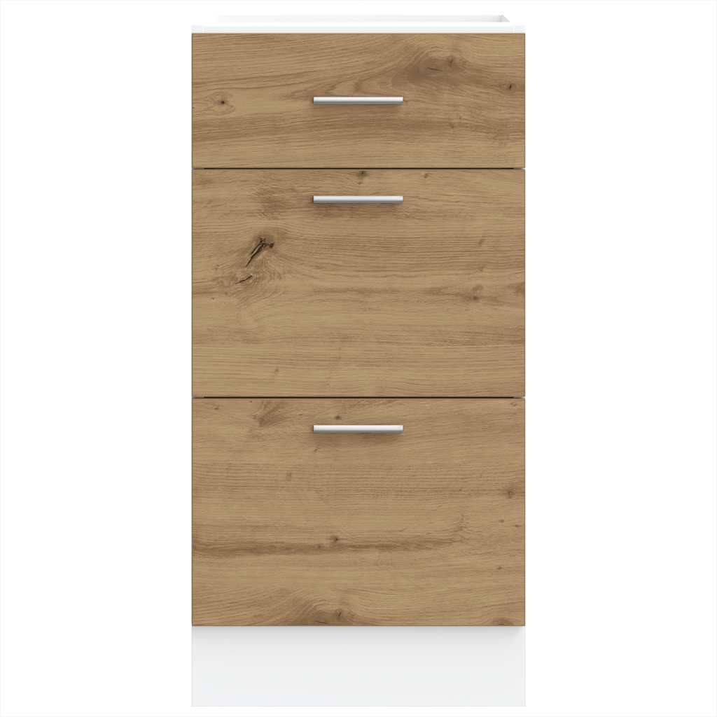 vidaXL Bottom Cabinet Artisan Oak 40x46x81.5 cm Engineered Wood