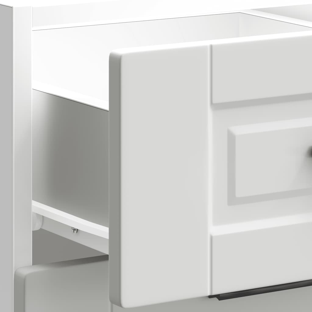 Kitchen Base Cabinet "Porto" White Engineered Wood