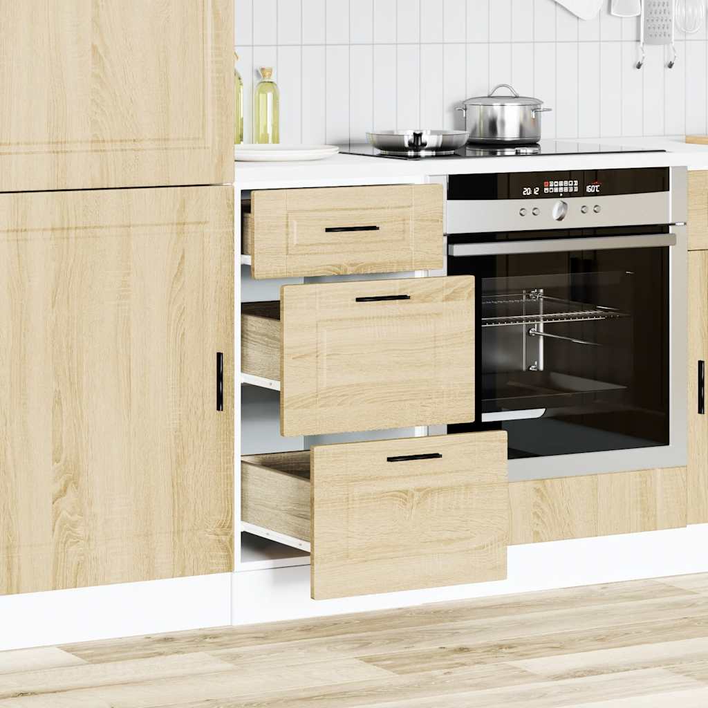 vidaXL Kitchen Base Cabinet Porto Sonoma Oak Engineered Wood