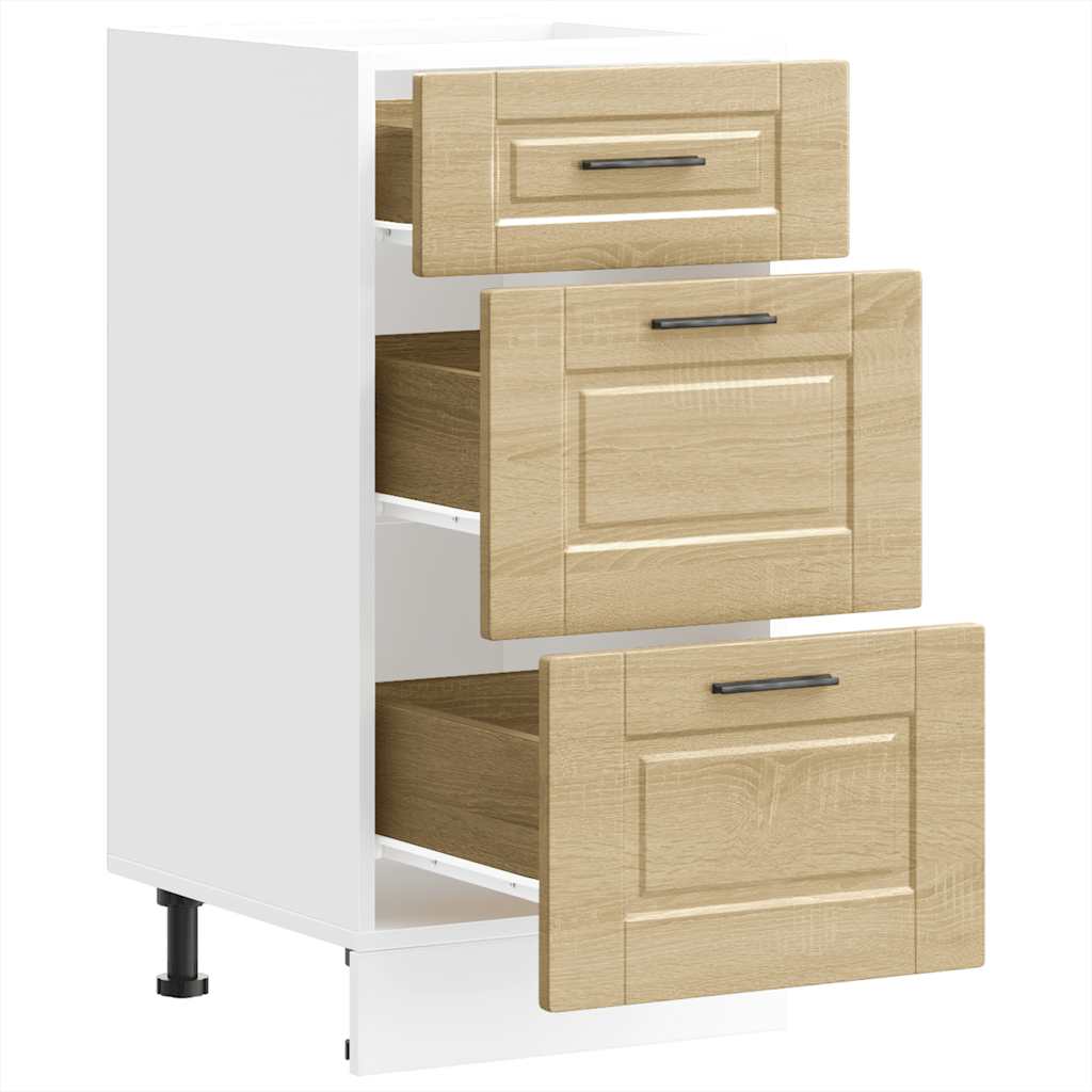 vidaXL Kitchen Base Cabinet Porto Sonoma Oak Engineered Wood