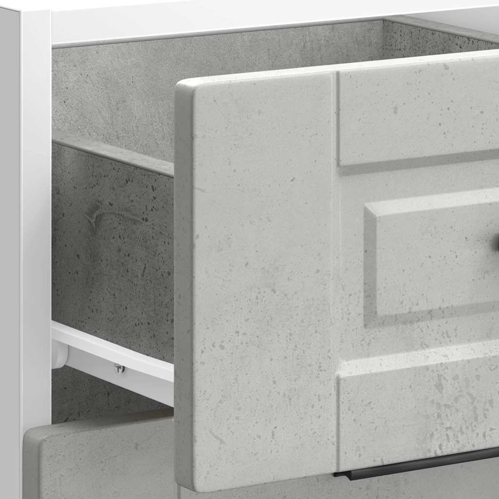 vidaXL Kitchen Base Cabinet Porto Concrete Grey Engineered Wood