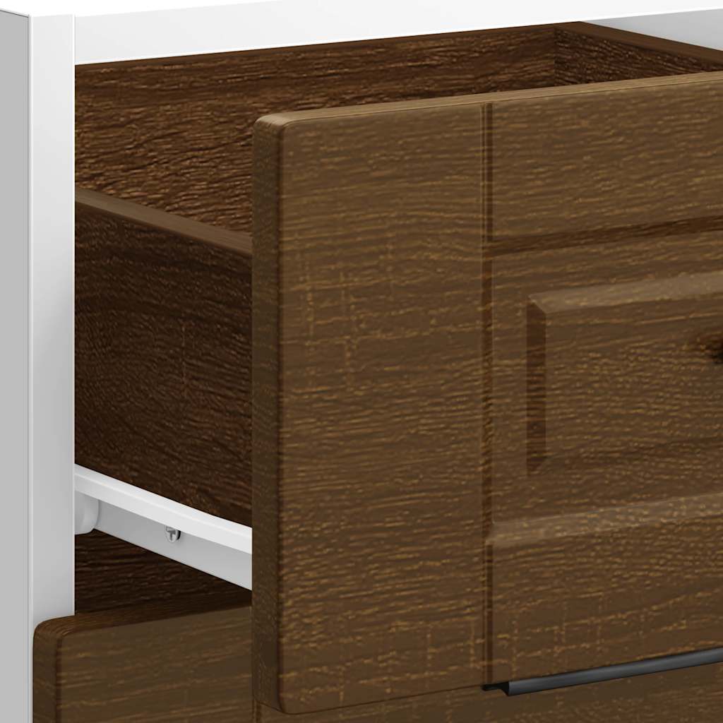 vidaXL Kitchen Base Cabinet Porto Brown Oak Engineered Wood