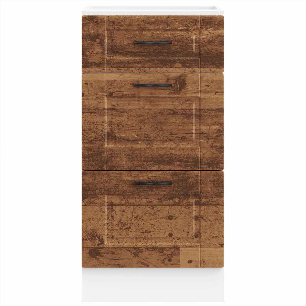 Kitchen Base Cabinet "Porto" Old Wood Engineered Wood