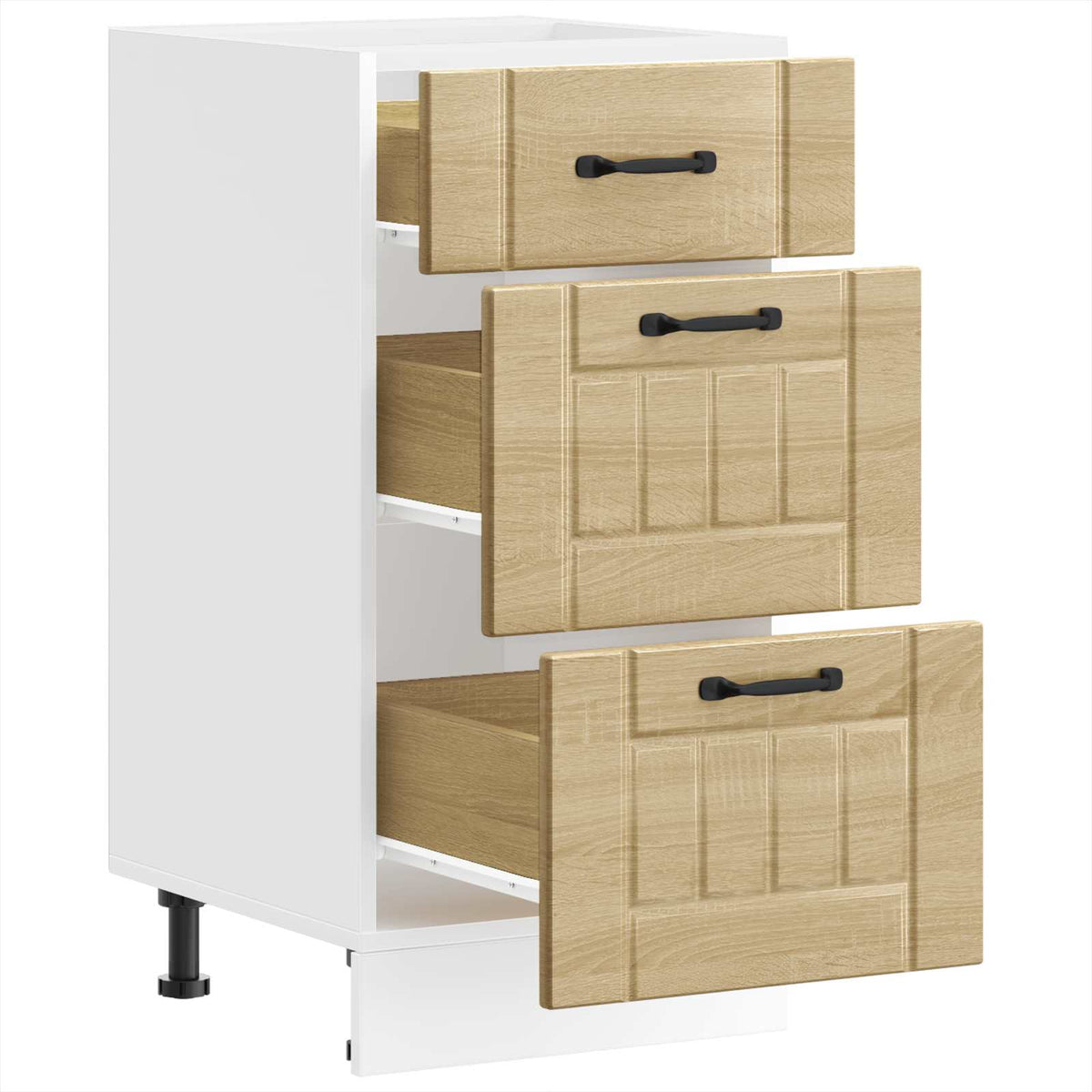 Kitchen Base Cabinet "Lucca" Sonoma Oak Engineered Wood