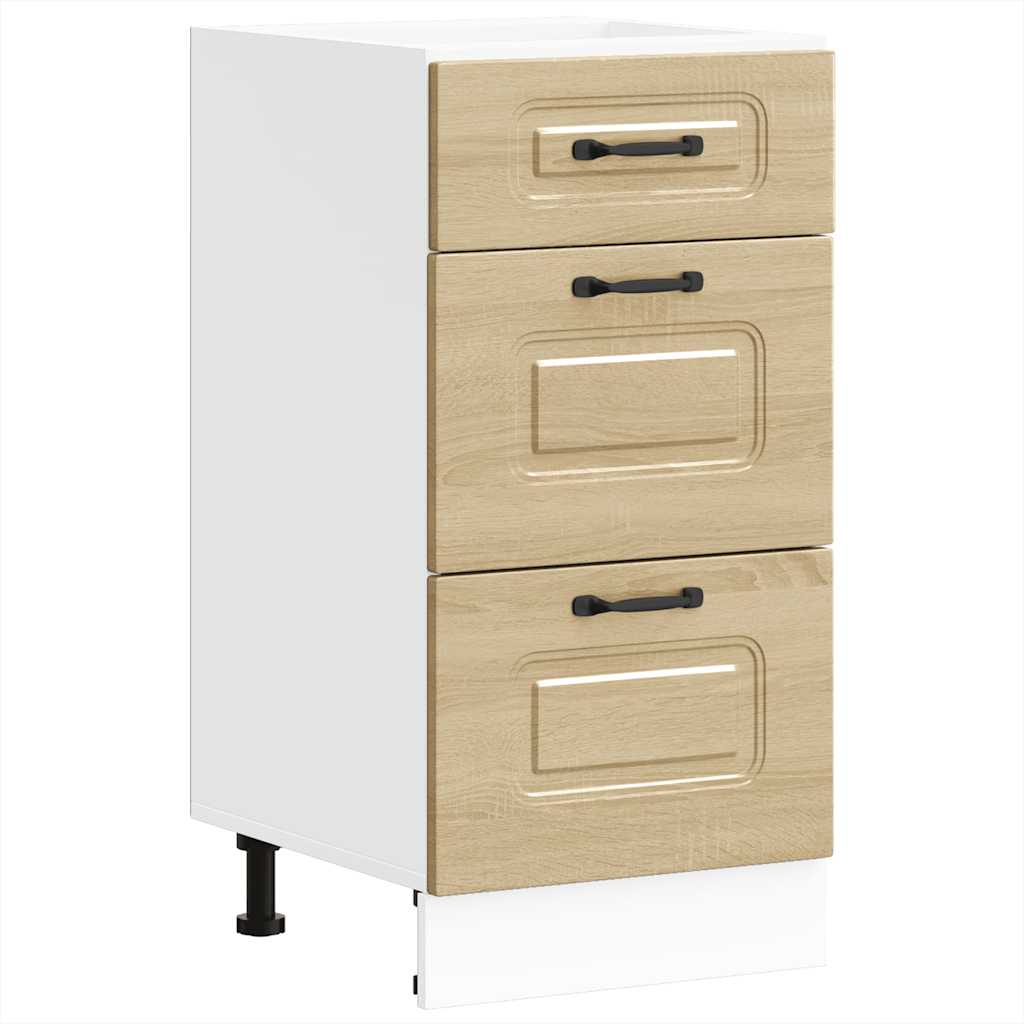 Kitchen Base Cabinet "Kalmar" Sonoma Oak Engineered Wood
