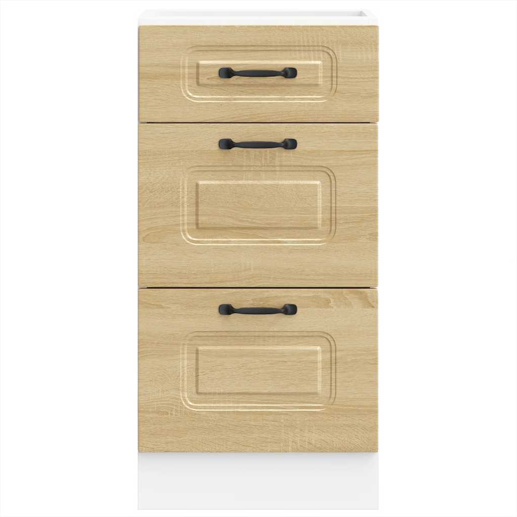 Kitchen Base Cabinet "Kalmar" Sonoma Oak Engineered Wood