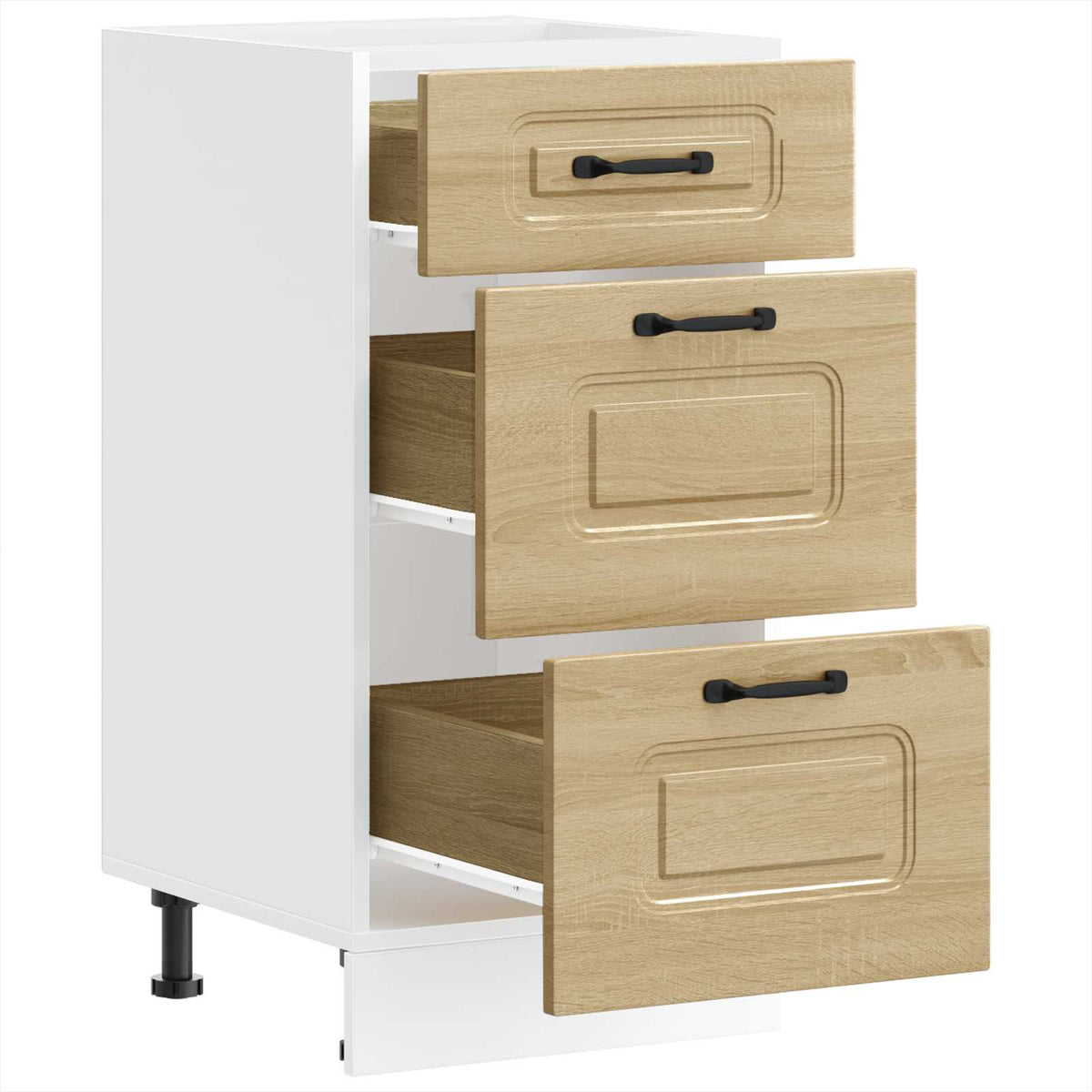 Kitchen Base Cabinet "Kalmar" Sonoma Oak Engineered Wood