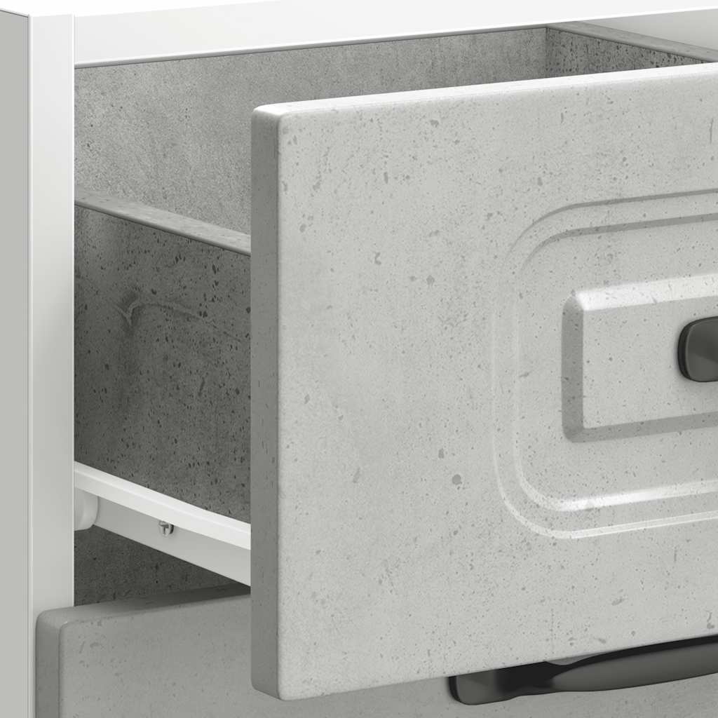 vidaXL Kitchen Base Cabinet Kalmar Concrete Grey Engineered Wood