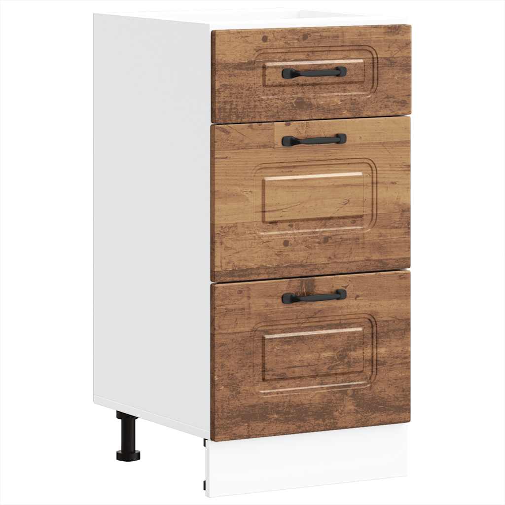 vidaXL Kitchen Base Cabinet Kalmar Old Wood Engineered Wood