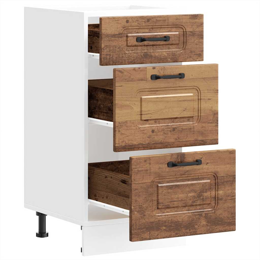 vidaXL Kitchen Base Cabinet Kalmar Old Wood Engineered Wood