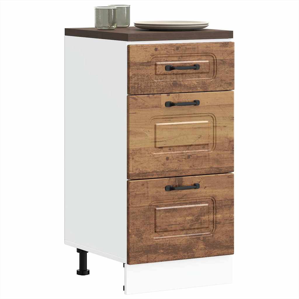 vidaXL Kitchen Base Cabinet Kalmar Old Wood Engineered Wood