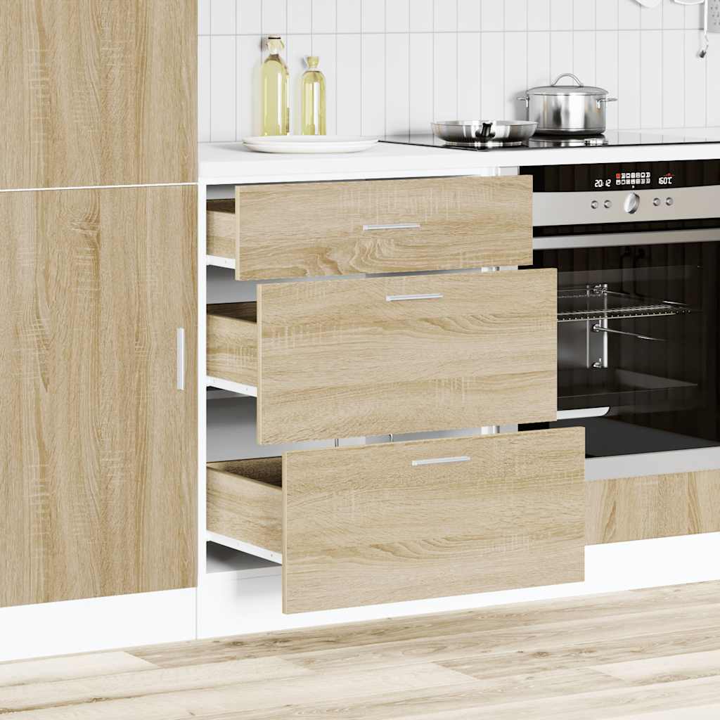 vidaXL Kitchen Base Cabinet Sonoma Oak Engineered Wood