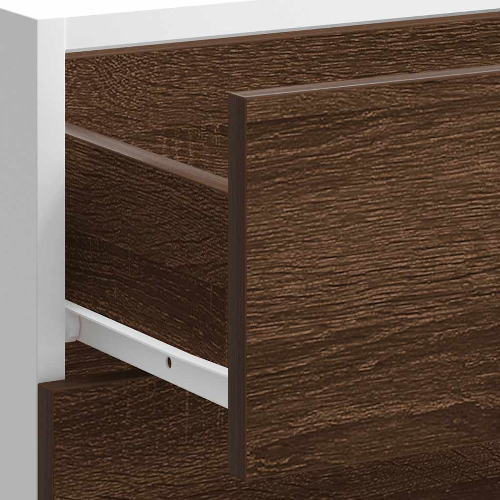 vidaXL Kitchen Base Cabinet Brown Oak Engineered Wood