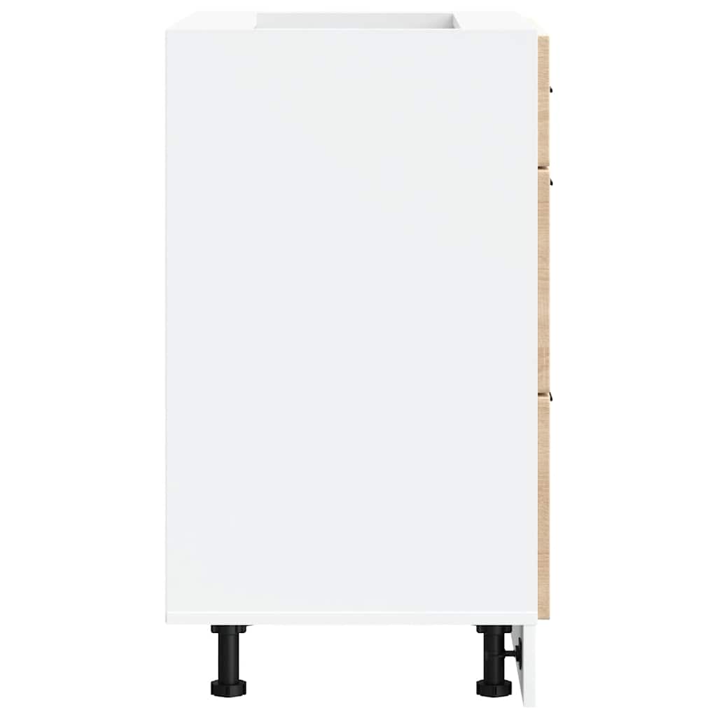 vidaXL Kitchen Base Cabinet Porto Sonoma Oak Engineered Wood