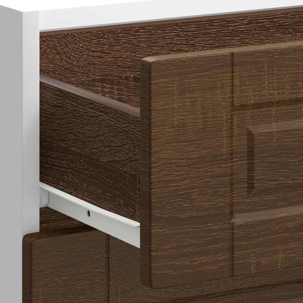 vidaXL Kitchen Base Cabinet Porto Brown Oak Engineered Wood