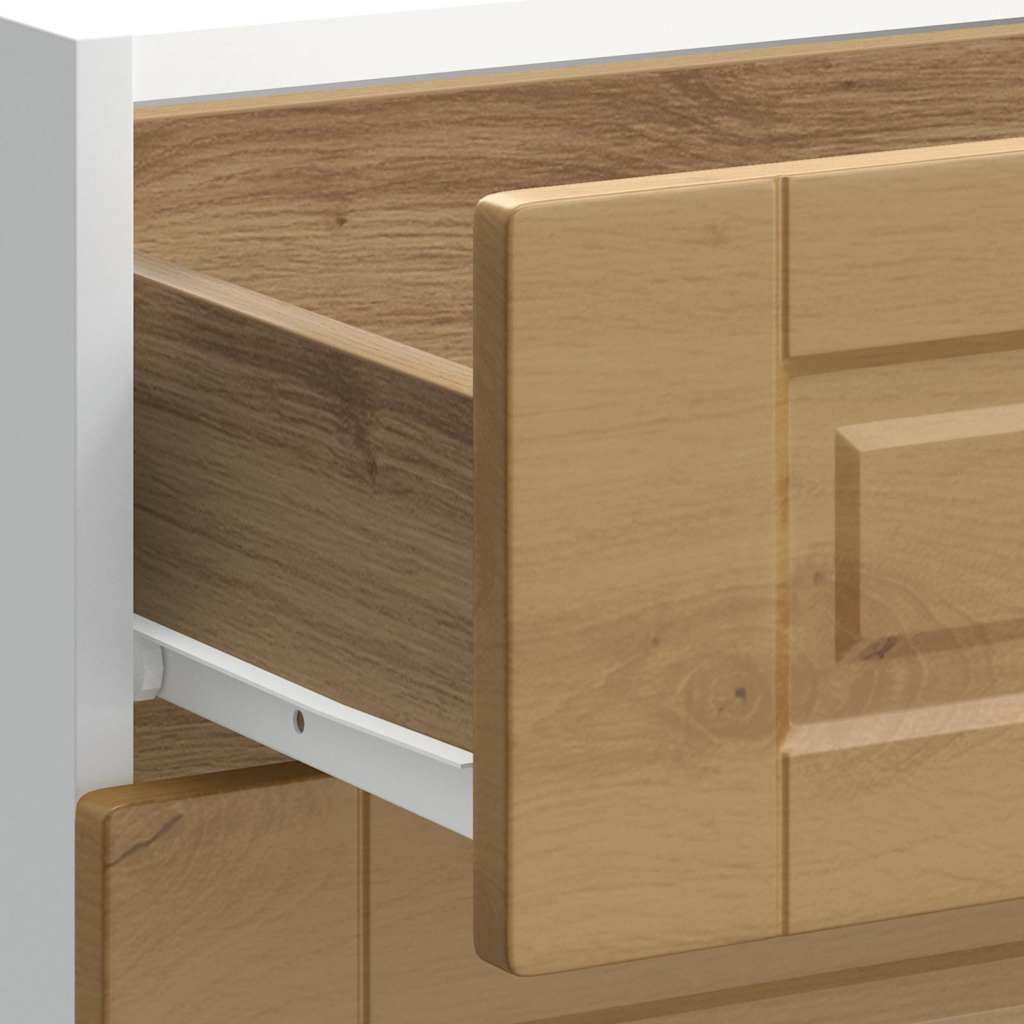 vidaXL Kitchen Base Cabinet Porto Artisan Oak Engineered Wood