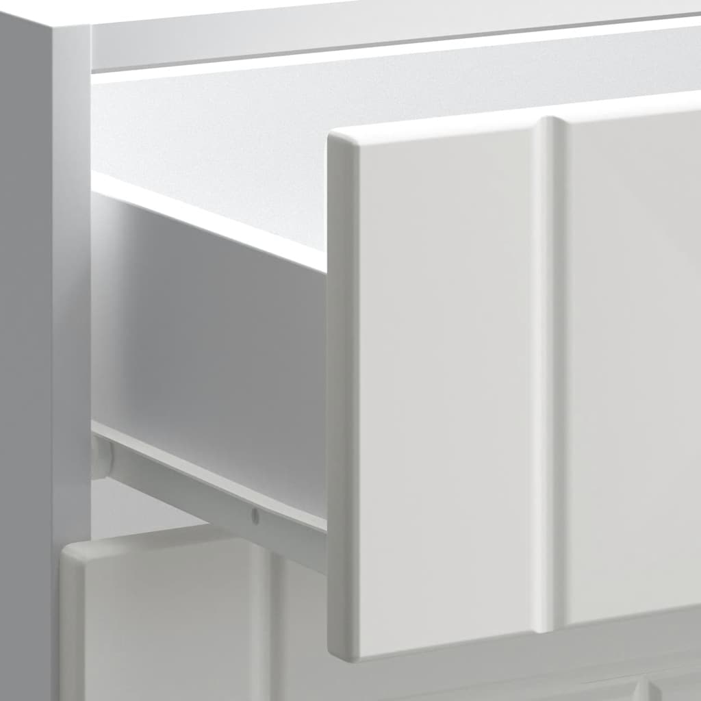 Kitchen Base Cabinet "Lucca" White Engineered Wood