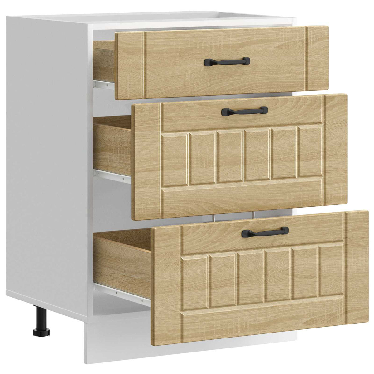 Kitchen Base Cabinet "Lucca" Sonoma Oak Engineered Wood