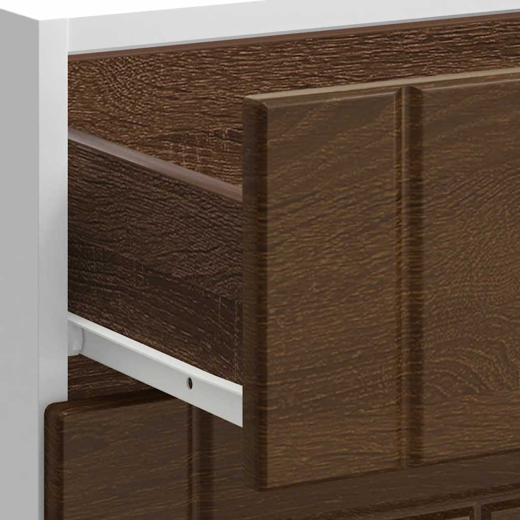 vidaXL Kitchen Base Cabinet Lucca Brown Oak Engineered Wood