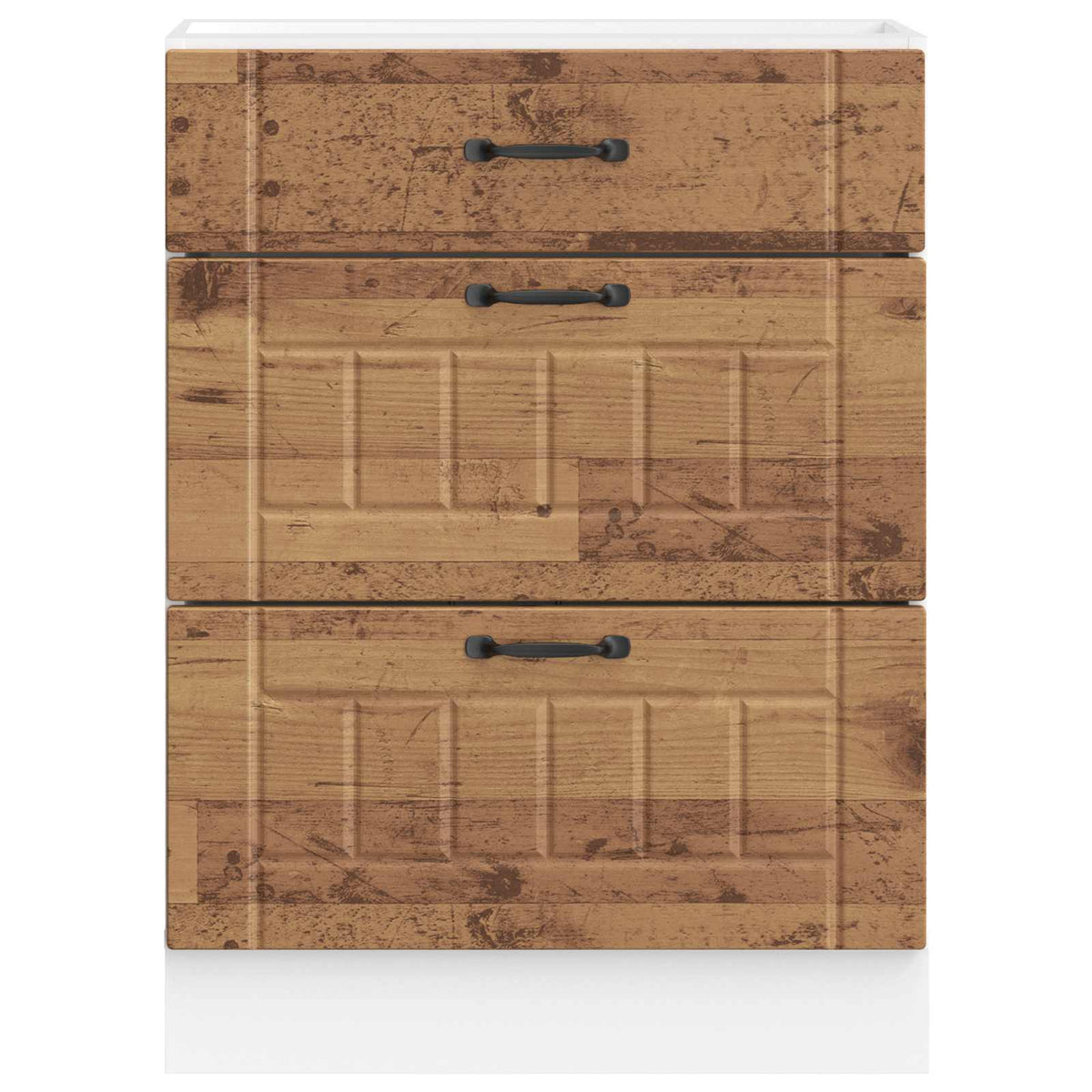 Kitchen Base Cabinet "Lucca" Old Wood Engineered Wood