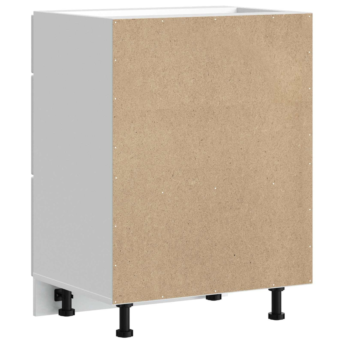 Kitchen Base Cabinet "Kalmar" White Engineered Wood