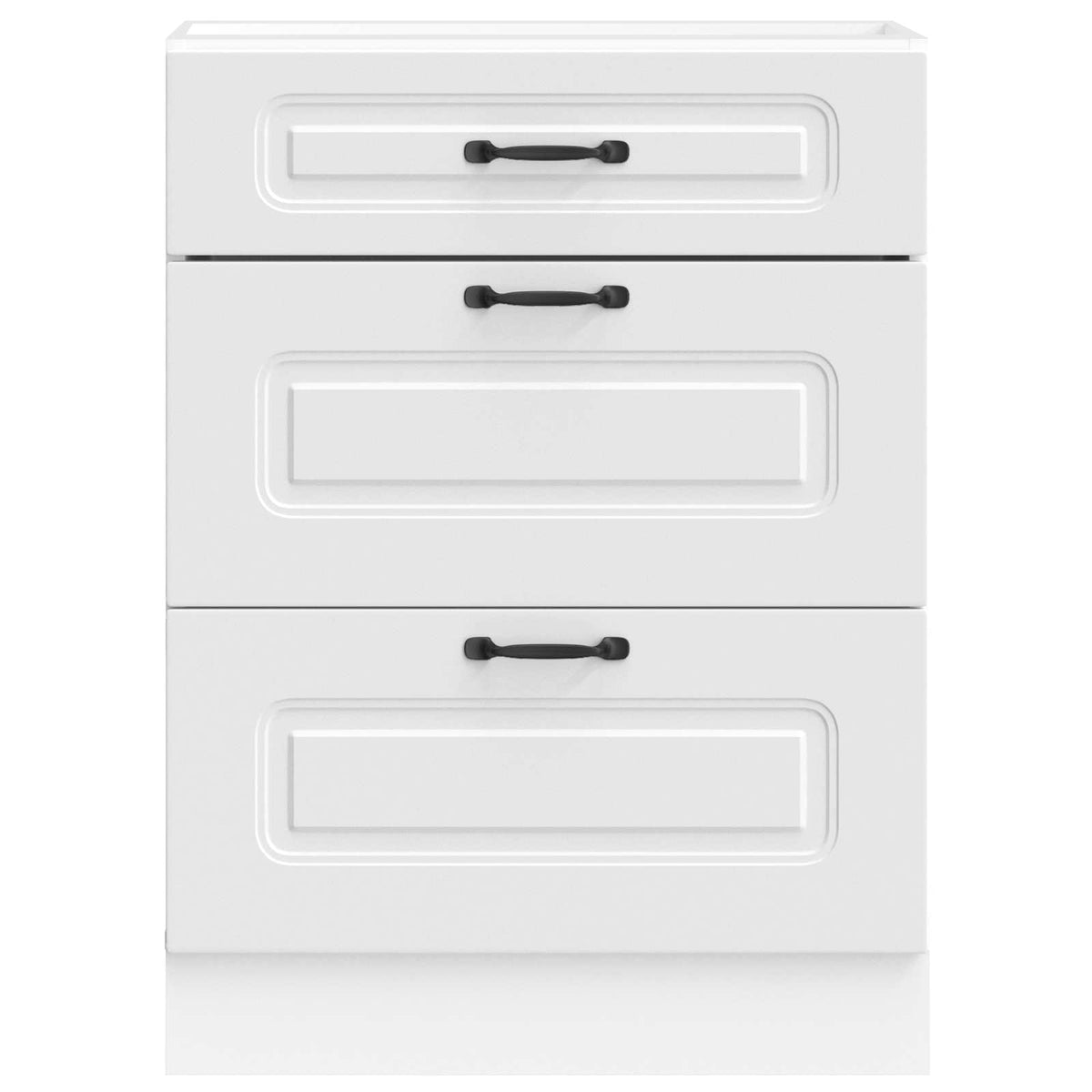 Kitchen Base Cabinet "Kalmar" White Engineered Wood