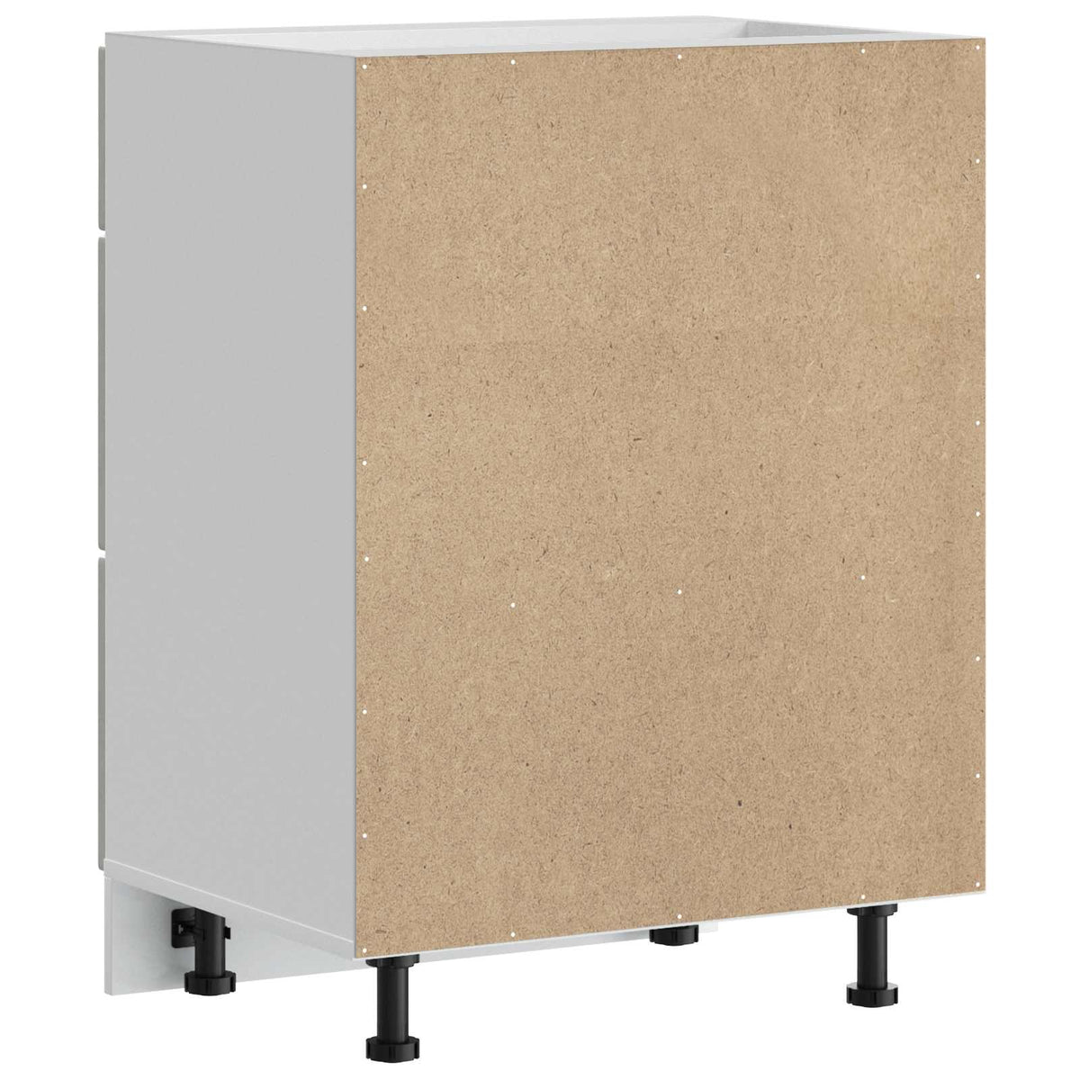 Kitchen Base Cabinet "Kalmar" Concrete Grey Engineered Wood