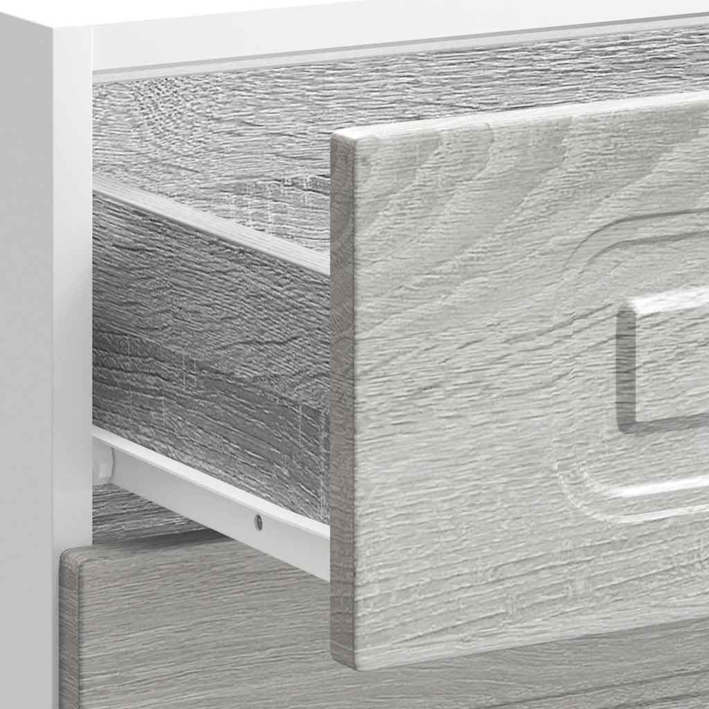 Kitchen Base Cabinet "Kalmar" Grey Sonoma Engineered Wood