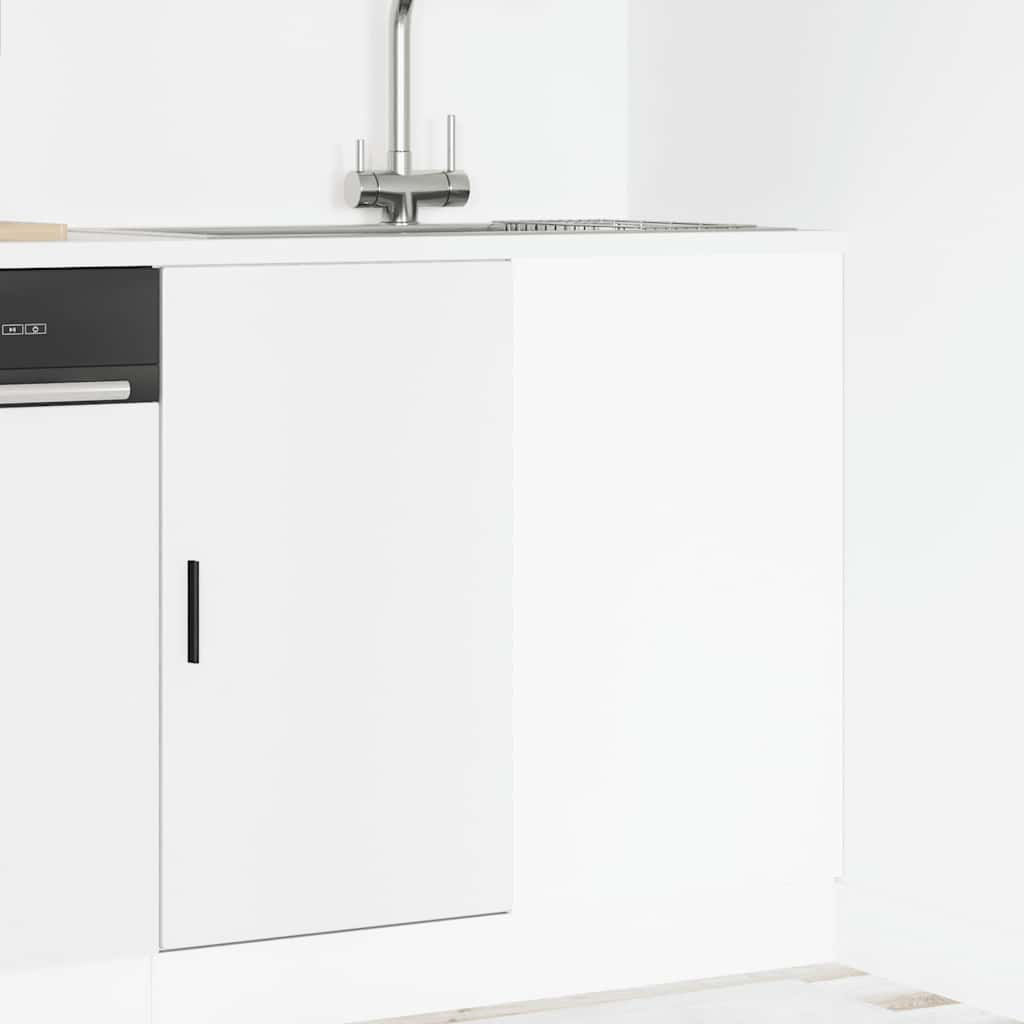 vidaXL Sink Base Cabinet White Engineered Wood