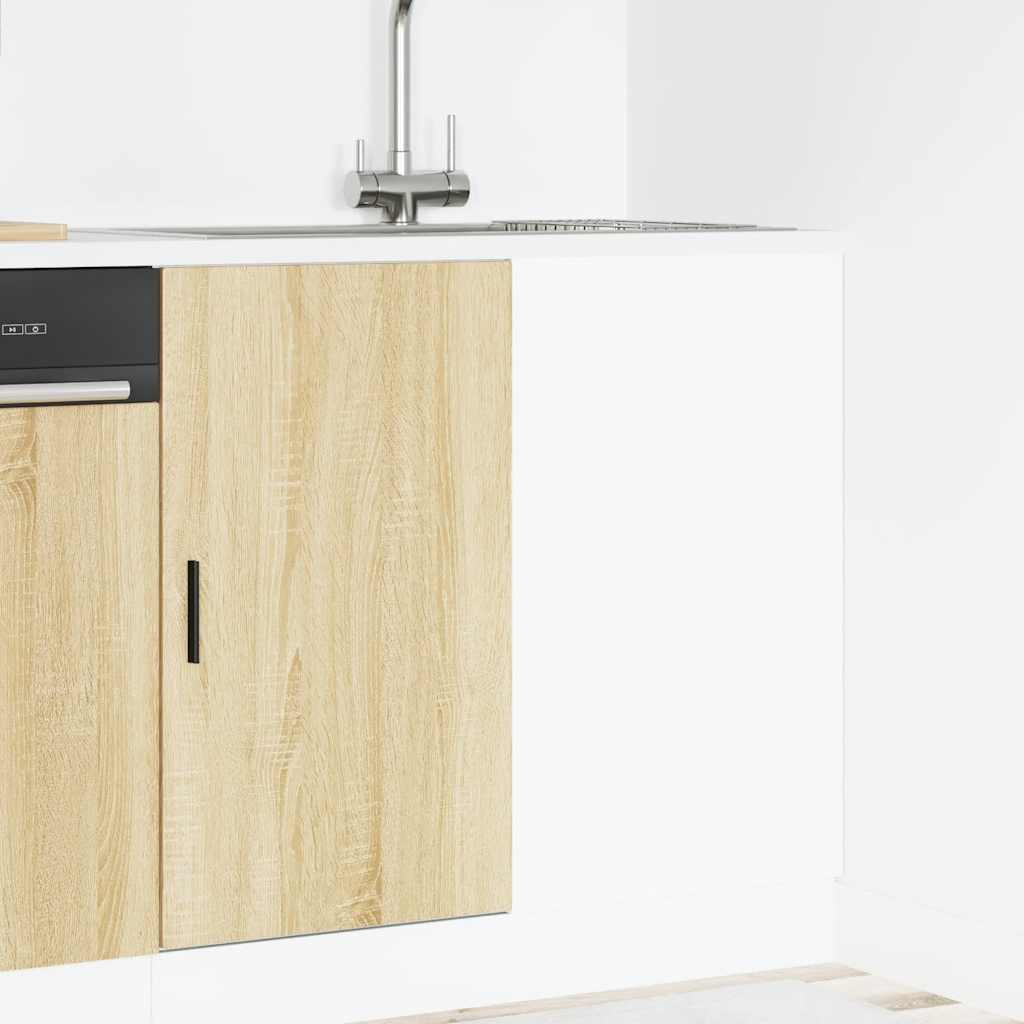 vidaXL Sink Base Cabinet Sonoma Oak Engineered Wood