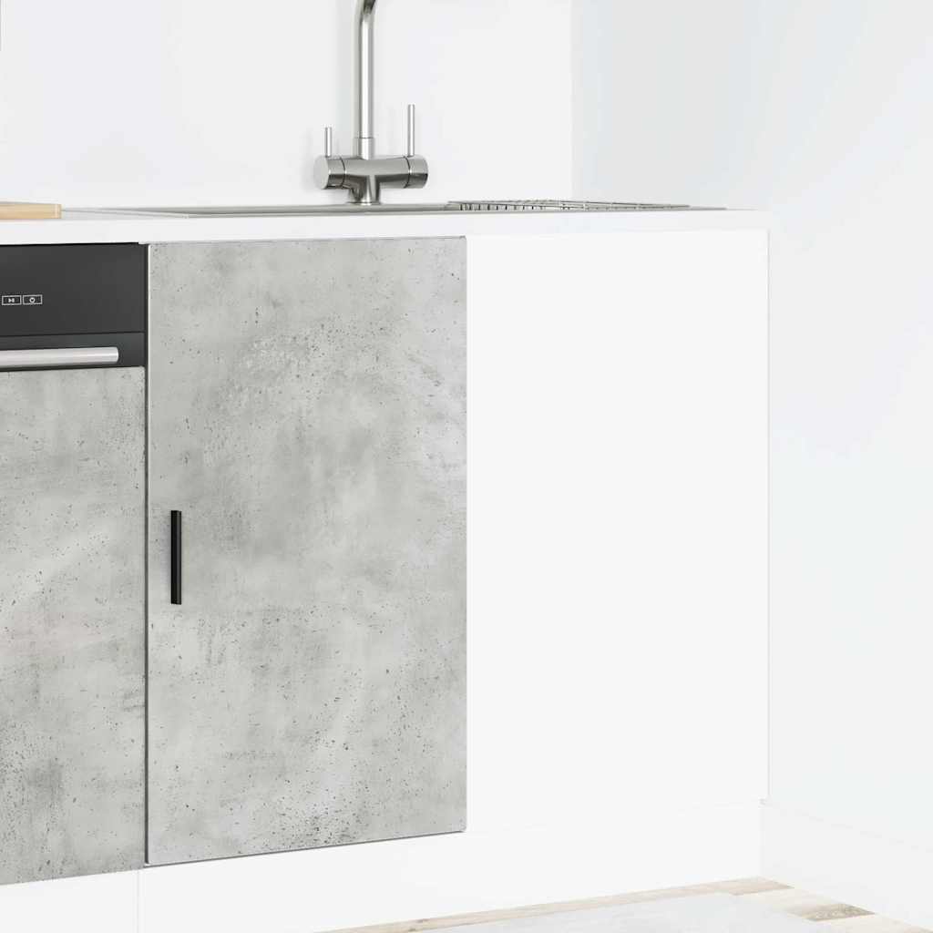 vidaXL Sink Base Cabinet Concrete Grey Engineered Wood