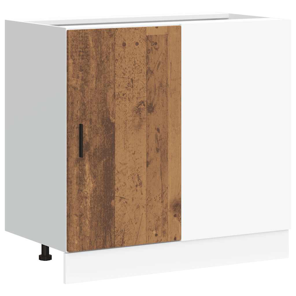 vidaXL Sink Base Cabinet Old Wood Engineered Wood