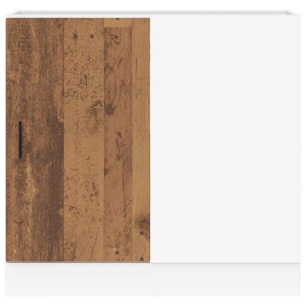Kitchen Base Cabinet "Lyon" Old Wood Engineered Wood