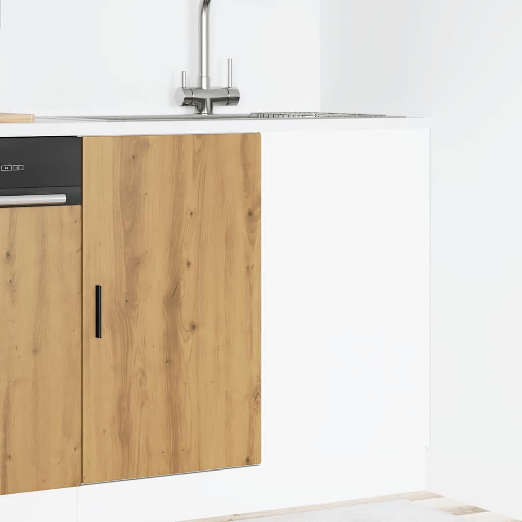 vidaXL Sink Base Cabinet Artisan Oak Engineered Wood