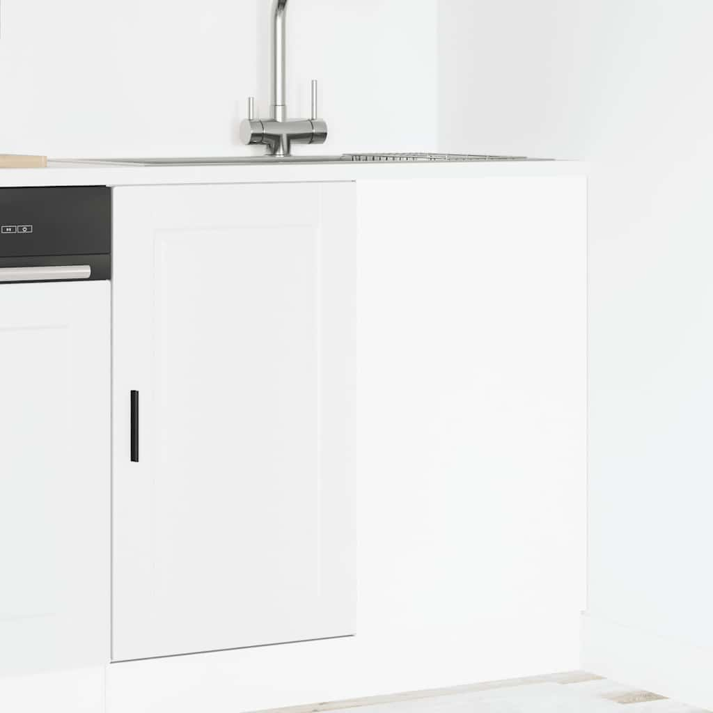 vidaXL Kitchen Base Cabinet Porto White Engineered Wood