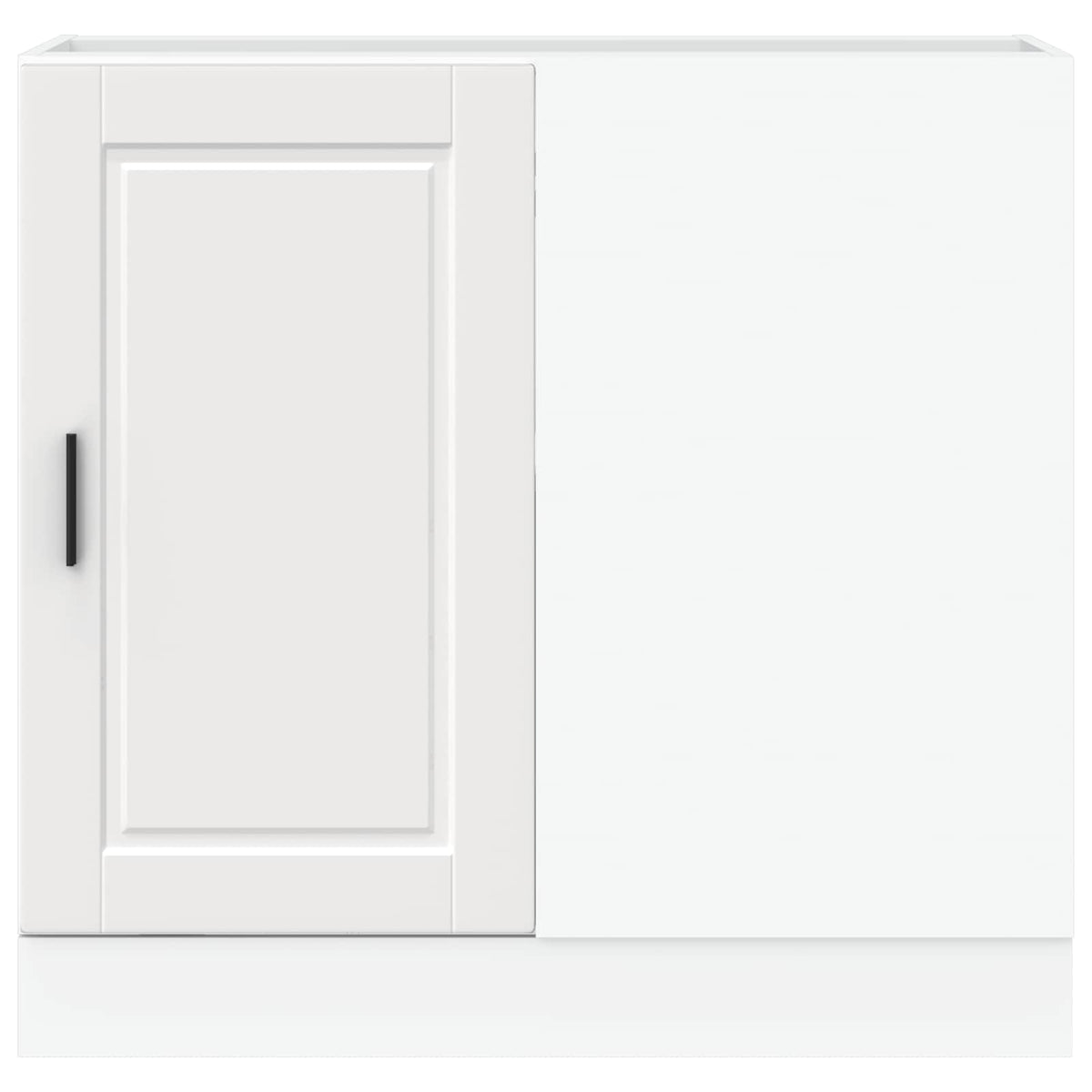 Kitchen Base Cabinet "Porto" White Engineered Wood