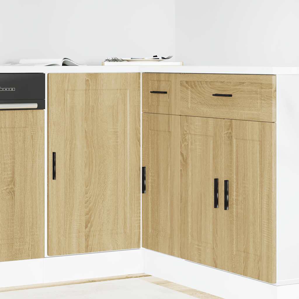 Kitchen Base Cabinet Porto Sonoma Oak Engineered Wood