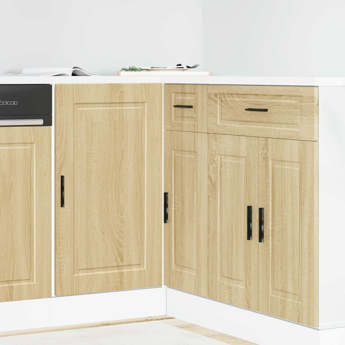 Kitchen Base Cabinet "Porto" Sonoma Oak Engineered Wood