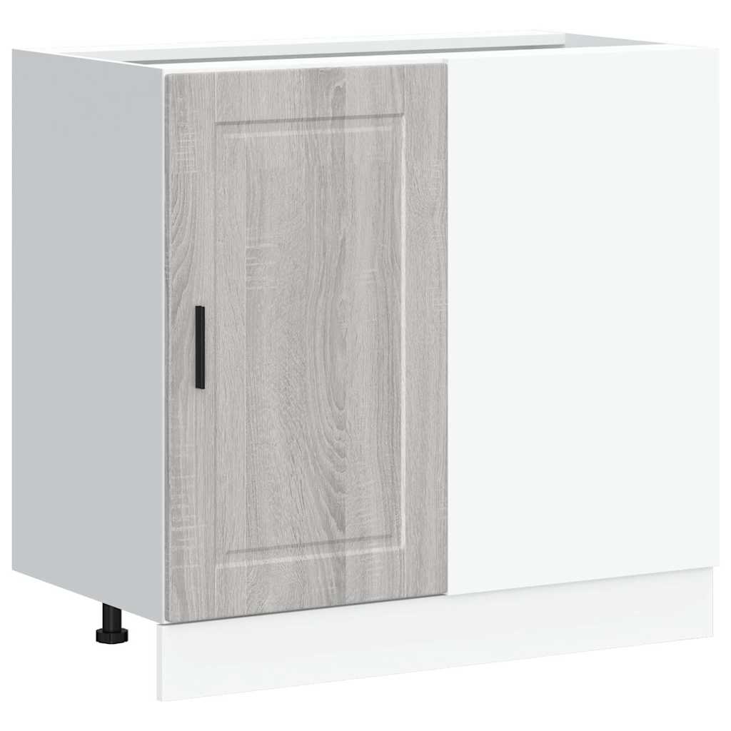 vidaXL Kitchen Base Cabinet Porto Grey Sonoma Engineered Wood