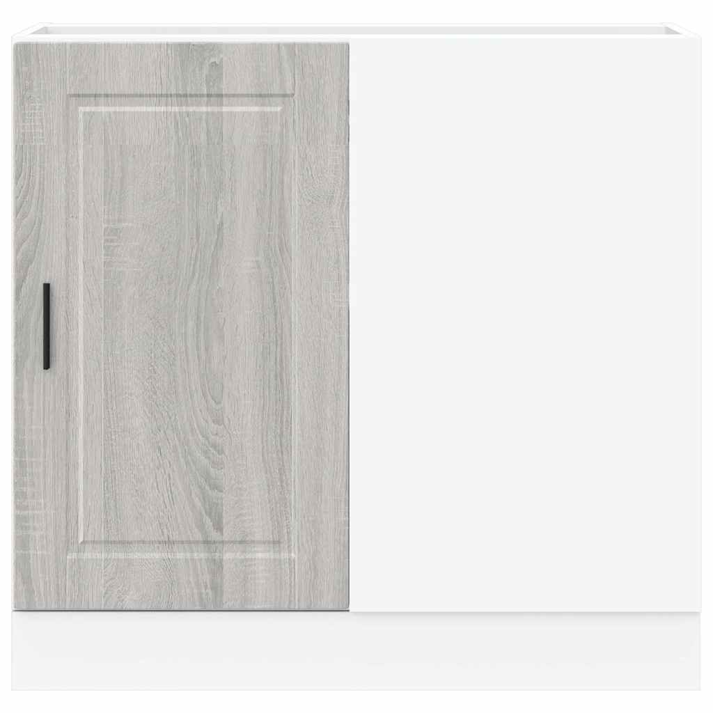 vidaXL Kitchen Base Cabinet Porto Grey Sonoma Engineered Wood