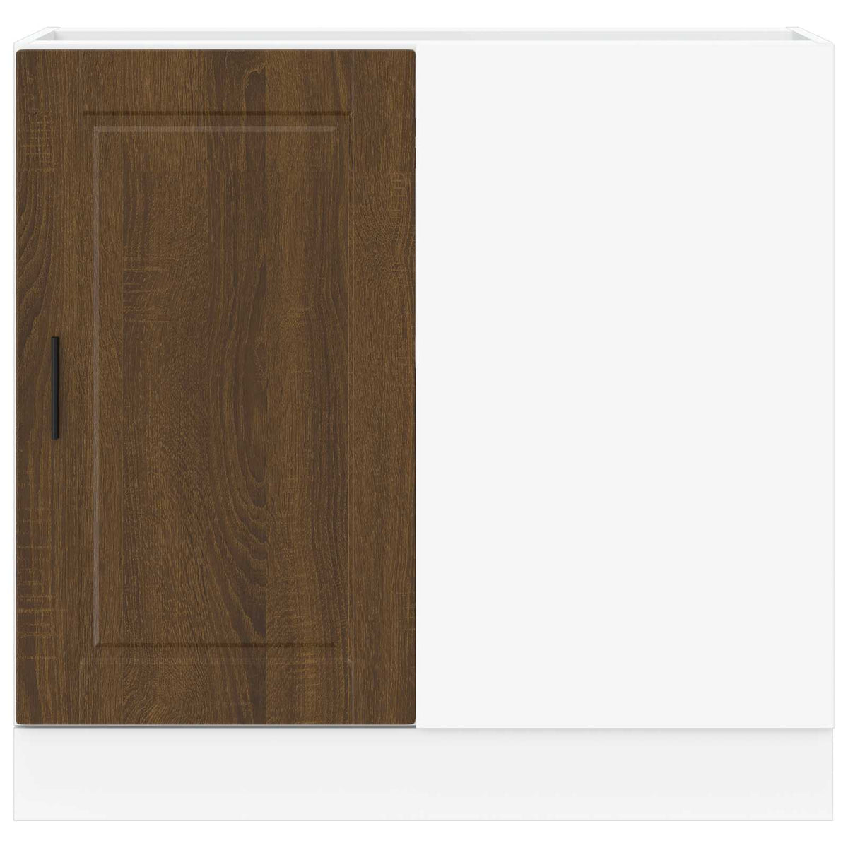 Kitchen Base Cabinet "Porto" Brown Oak Engineered Wood