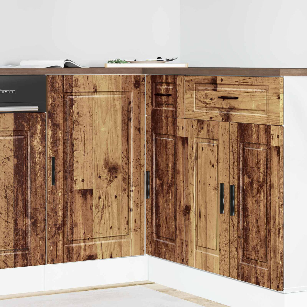 Kitchen Base Cabinet "Porto" Old Wood Engineered Wood