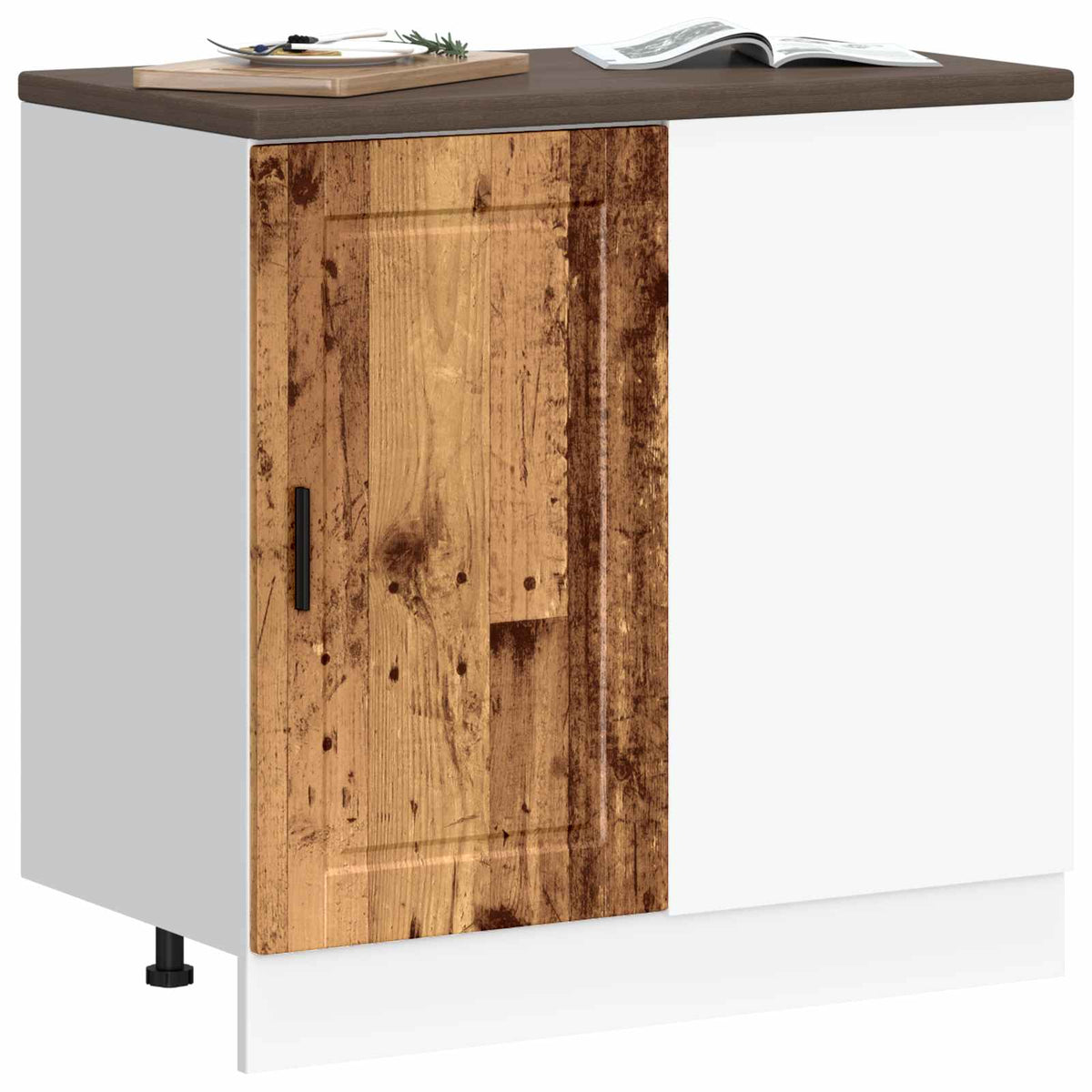 Kitchen Base Cabinet "Porto" Old Wood Engineered Wood