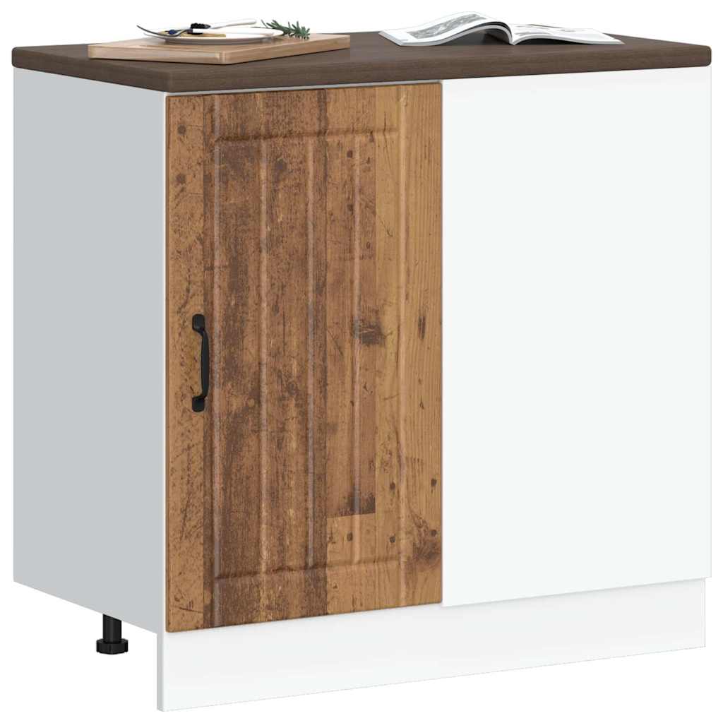 Kitchen Base Cabinet "Lucca" Old Wood Engineered Wood