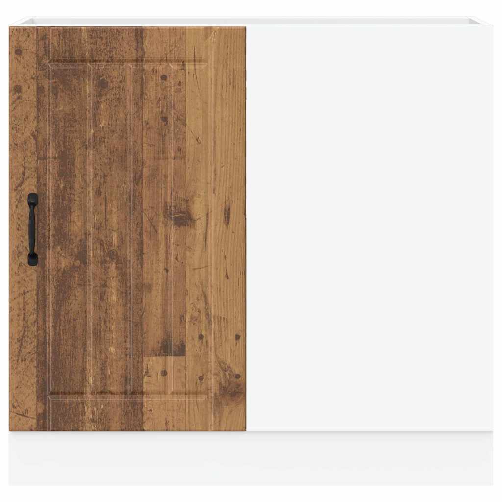 Kitchen Base Cabinet "Lucca" Old Wood Engineered Wood