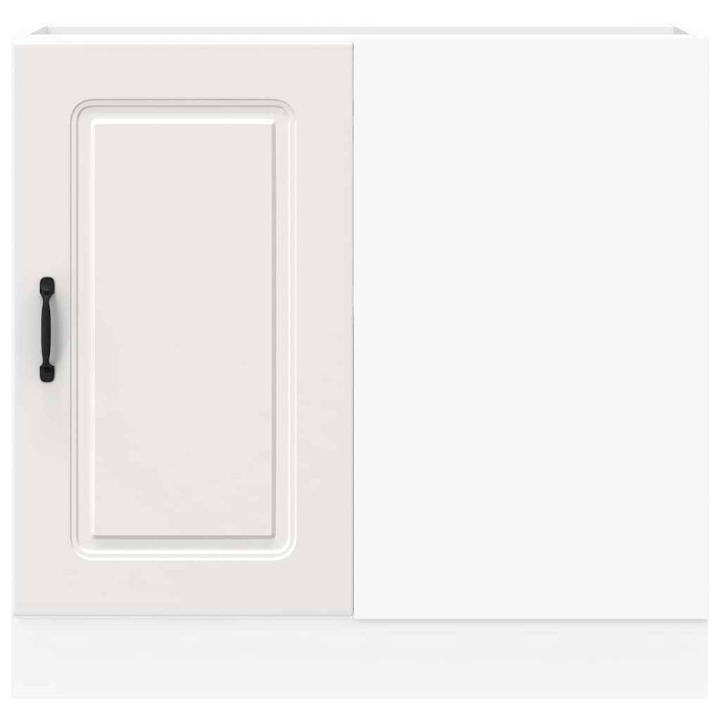 Kitchen Base Cabinet "Kalmar" White Engineered Wood