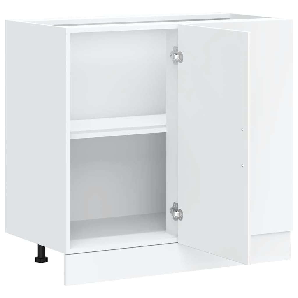 vidaXL Kitchen Base Cabinet Kalmar White Engineered Wood